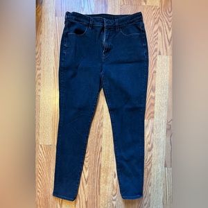 American eagle black high rise jeggings